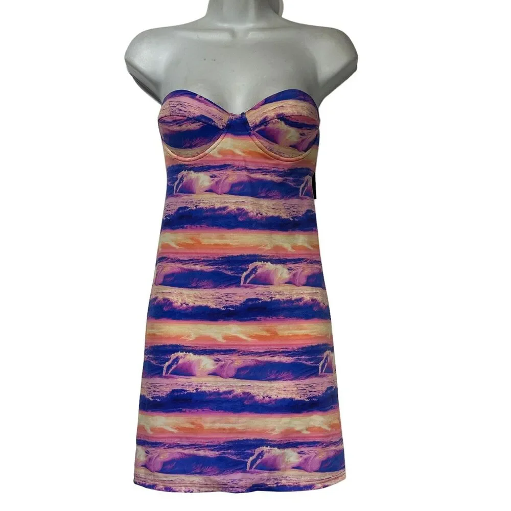 Juicy couture pink swim cover up ocean dress Size XS
